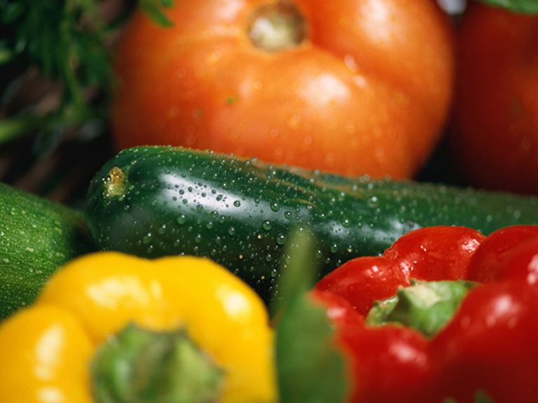 Tomato, cucumber, pepper for gazpacho - Gazpacho Recipe